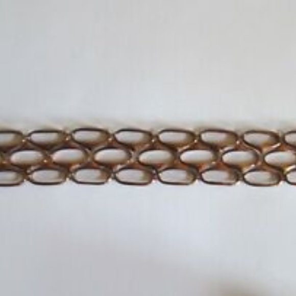 FOSSIL jewelry COPPER TONE link chain bracelet - Picture 3 of 3